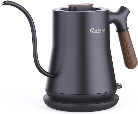 Gooseneck Electric Kettle, Stainless Steel Pour Over Coffee & Tea Kettle, Rapid Heating, Auto Shutoff, Leak-Proof Design